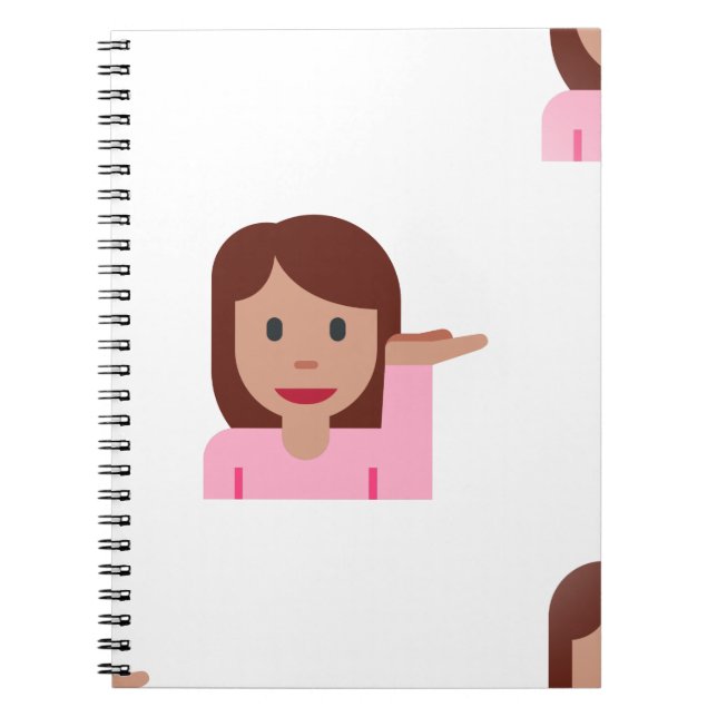 woman emoji notebook (Front)