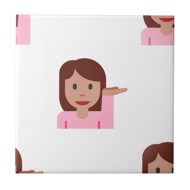woman emoji tile (Front)
