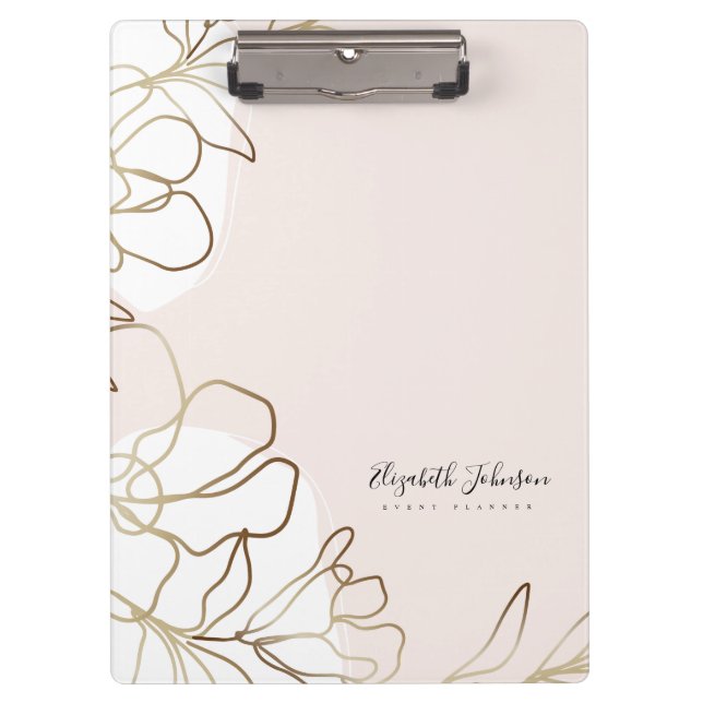 Woman Entrepreneur Branding Personalised Clipboard (Front)