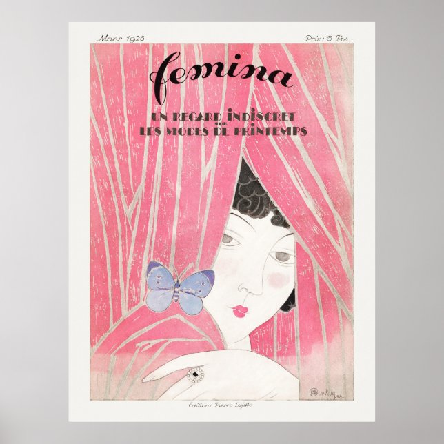 Woman Fashion Magazine Poster (Front)