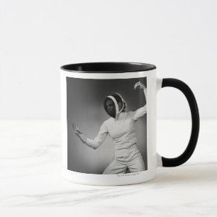 Woman Fencing Mug