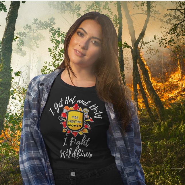 Woman Fire Fighter T-Shirt (Creator Uploaded)