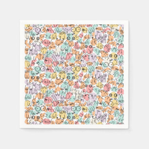 woman fun gift napkin