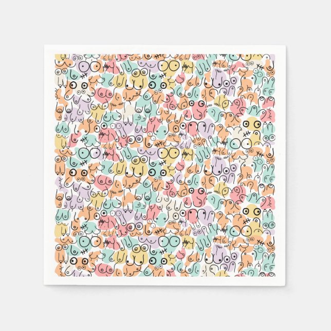 woman fun gift napkin (Front)