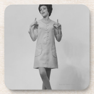 Woman Gesturing Coaster