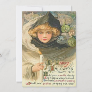 Woman Goblins Candle Smiling Poem