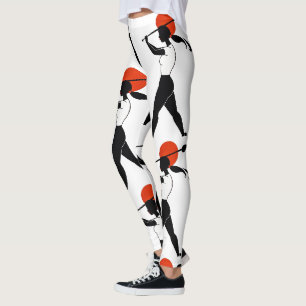 Woman Golfer Designer Leggings
