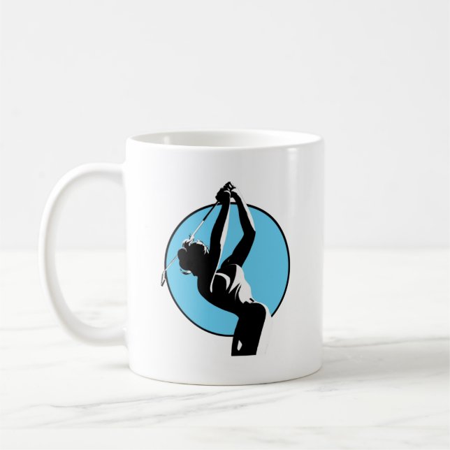 Woman Golfer Mug (Left)