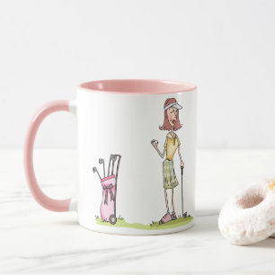 Woman Golfer Mug