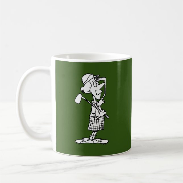 Woman Golfer Mug (Left)