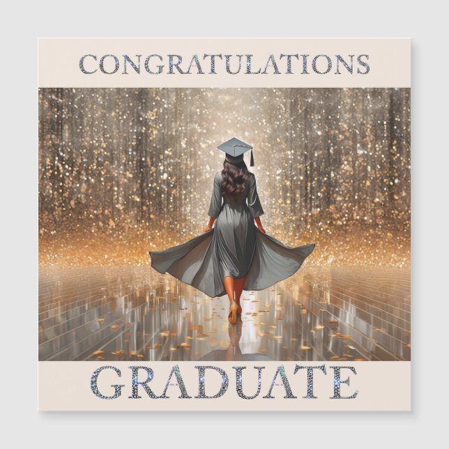  Woman Graduate Congratulations (Front)