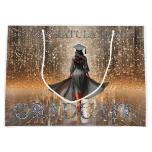 Woman Graduate Congratulations Large Gift Bag