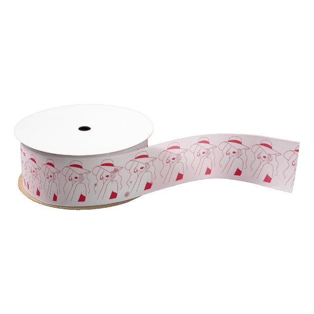Woman Grosgrain Ribbon (Spool)