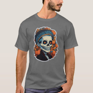 Woman Halloween and Pumpkins for Halloween girl T-Shirt