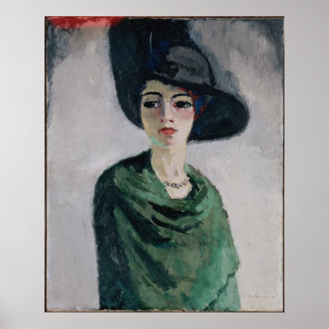 Woman in a Black Hat Poster (Front)