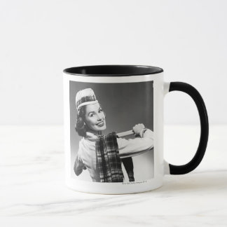 Woman in a Cap Mug