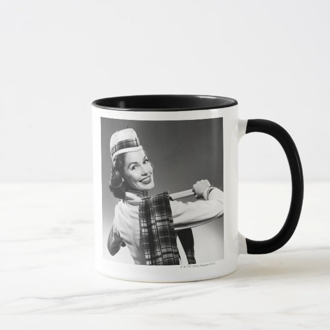 Woman in a Cap Mug (Right)