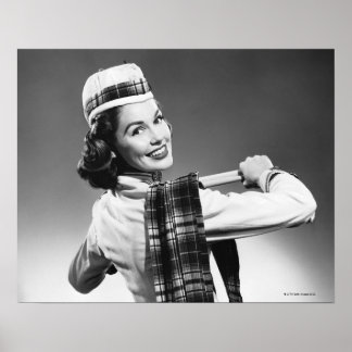 Woman in a Cap Poster