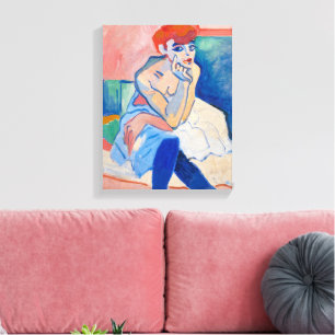 Woman in a Chemise Andre Derain Canvas Print