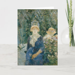 Woman in a Garden Berthe Morisot Card