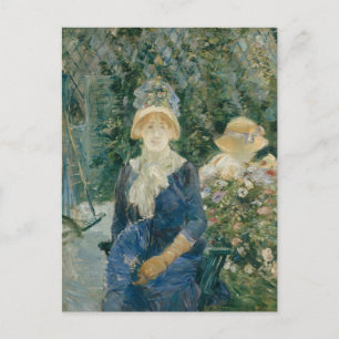 Woman in a Garden Berthe Morisot Postcard