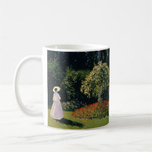 Woman in a Garden by Claude Monet Coffee Mug