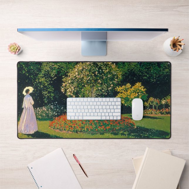 Woman in a Garden, Monet Desk Mat (Office 1)