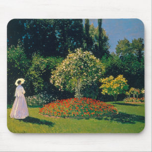 Woman in a Garden, Monet Mouse Mat