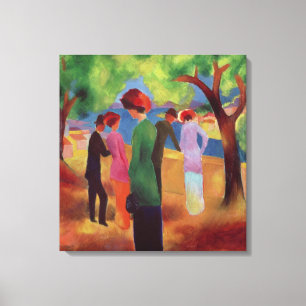 Woman in a Green Jacket, 1913 Canvas Print