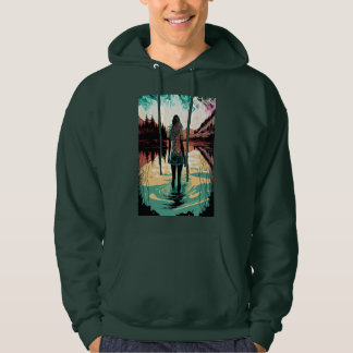 Woman in a Lake Psychedelic Shirt | Surreal Art