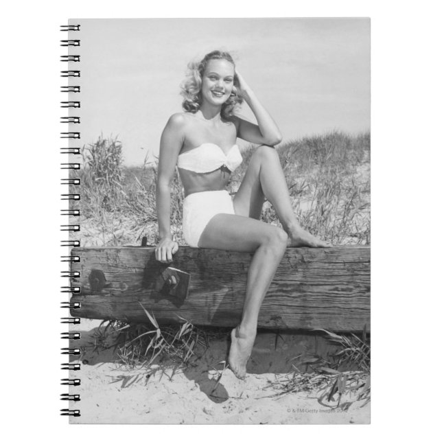 Woman in Bikini Notebook (Front)