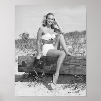 Woman in Bikini Poster