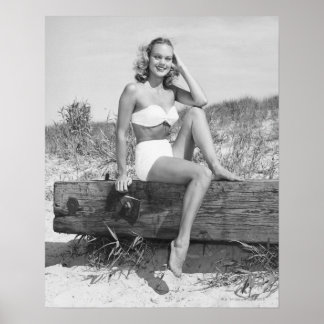 Woman in Bikini Poster