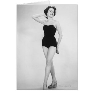 Woman in Black Corset