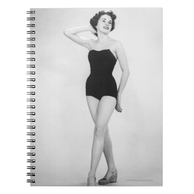 Woman in Black Corset Notebook (Front)