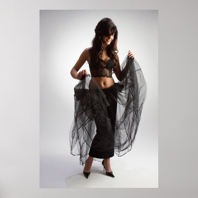 Woman in black poster (Front)