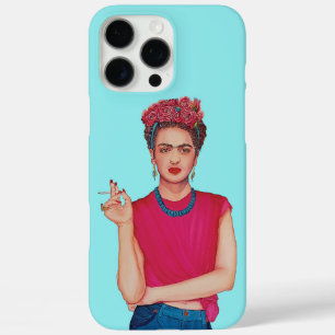 Woman in blue jeans oil painting iPhone 16 pro max case
