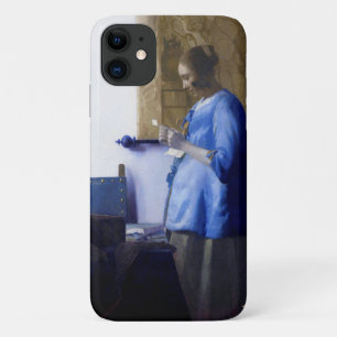Woman in Blue, Johannes Vermeer iPhone 11 Case