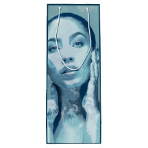 "Woman in Blue" Premium Canvas