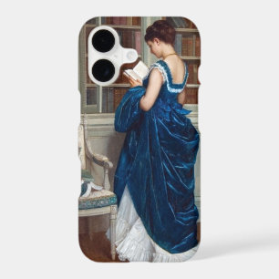 Woman in Blue, reading a Book Case-Mate iPhone 13