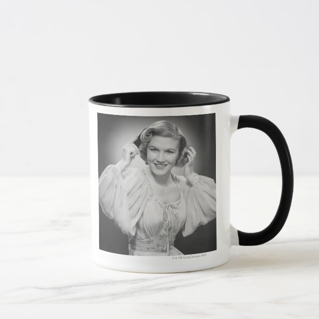 Woman in Dress 2 Mug (Right)