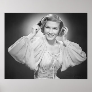 Woman in Dress 2 Poster