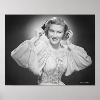 Woman in Dress 2 Poster