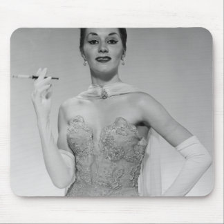 Woman in Dress Mouse Mat