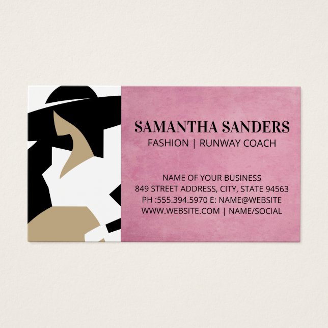 Woman in Fashion Posing (Front)