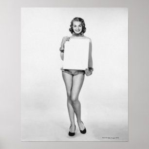 Woman in Fur Poster