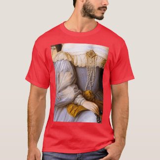 Woman in Lavender with Pearls Renaissance Painting T-Shirt