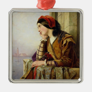 Woman in Love, 1856 Metal Tree Decoration