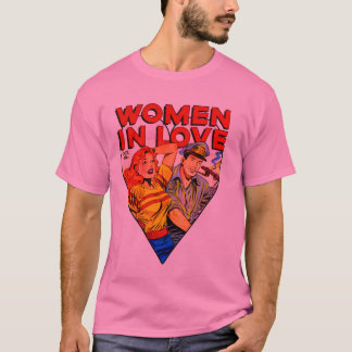 Woman in Love Vintage Comic Fashion T-Shirt