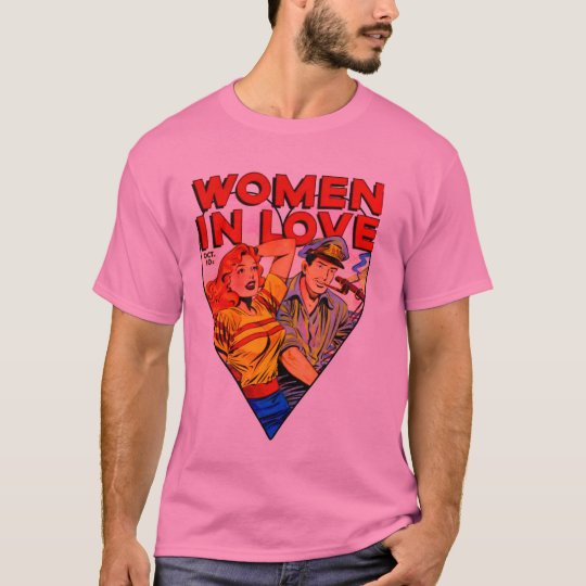 Woman in Love Vintage Comic Fashion T-Shirt
